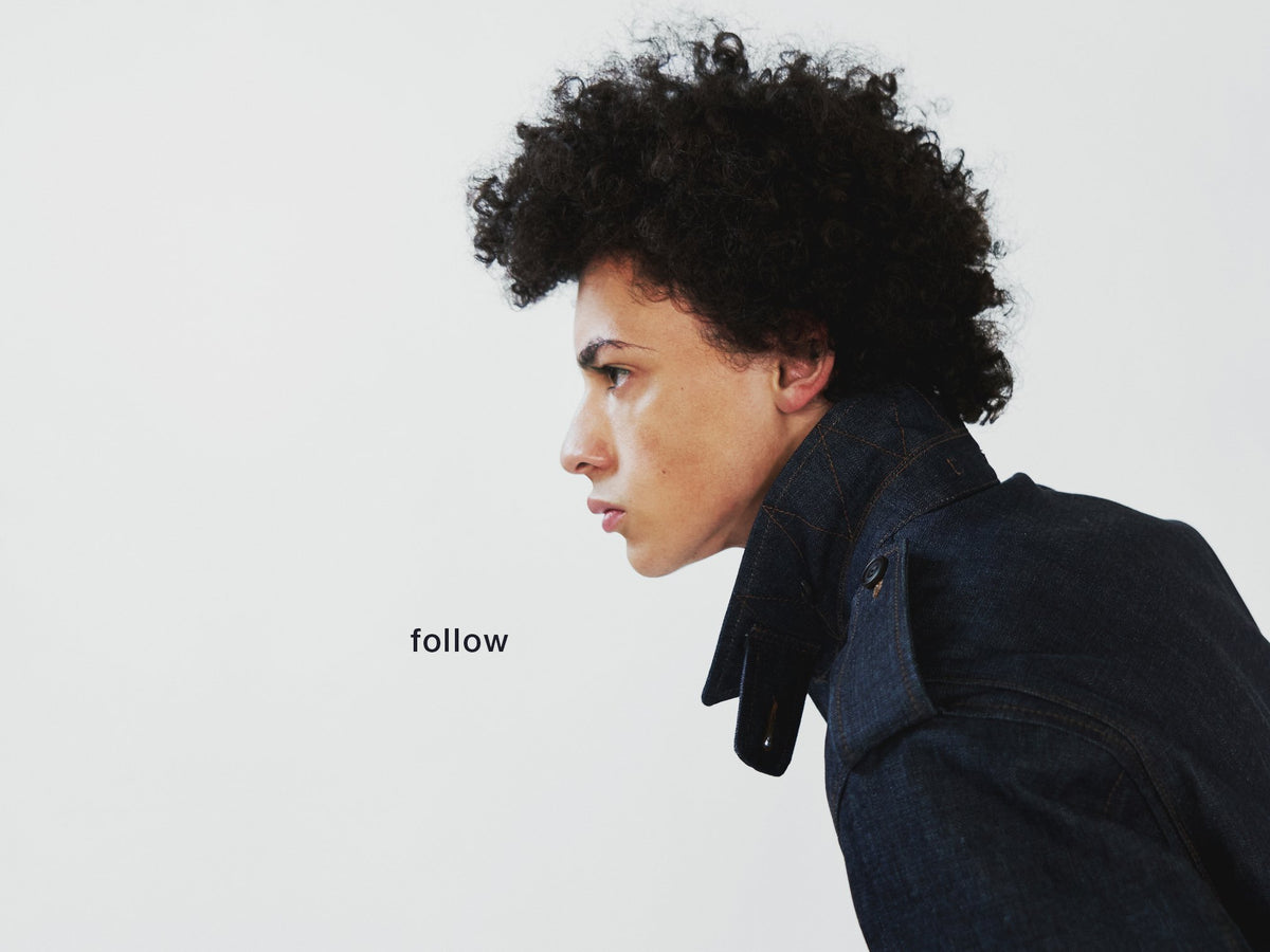 美品 国産 follow denim 赤耳 経年加工デニム34㌅ 淡藍 井出裕之 ABOUT – follow